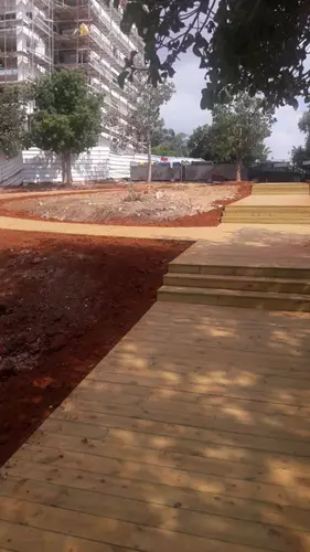 בניית שביל דק